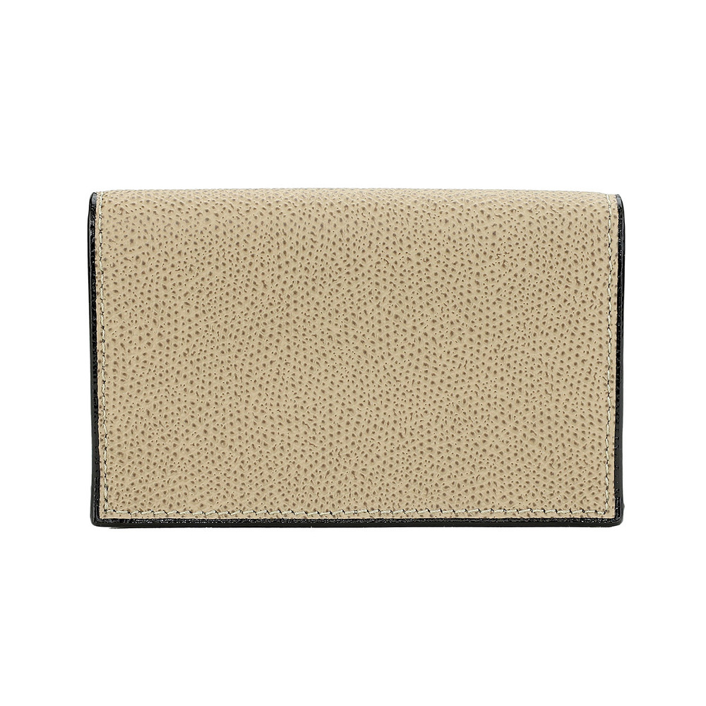 Valextra Card Case Onda Tan Greige